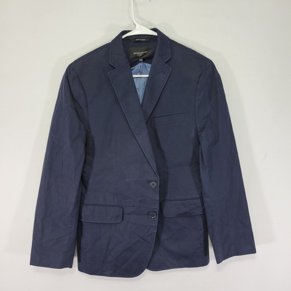Banana Republic Men's Sport Coat‎ Blazer Two Button Surgeon Preppy Navy Size 38S